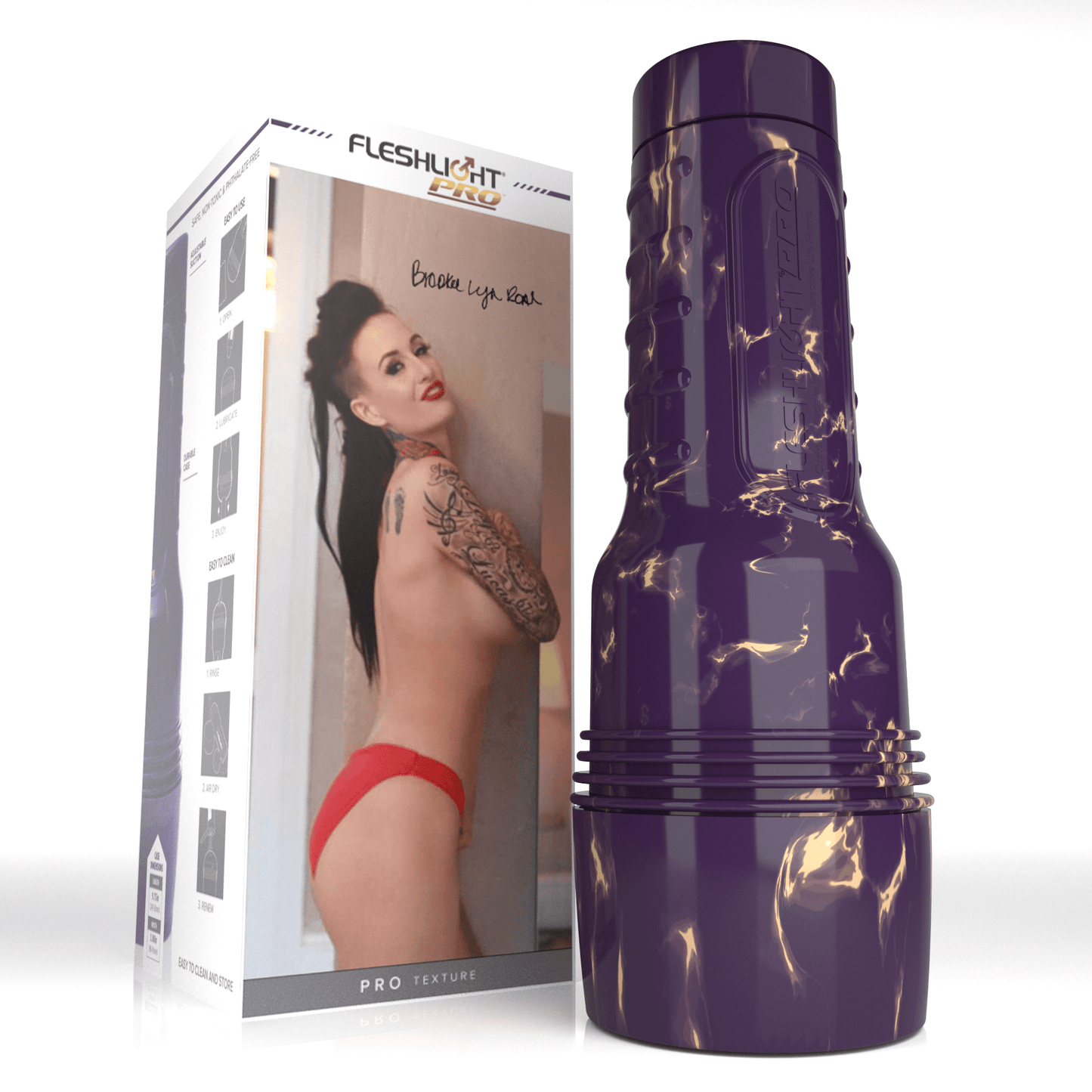 Fleshlight Pro Brooke Lyn Rose Lady Rose Stroker Allure 225